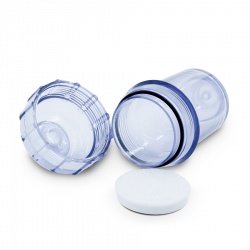 Leere In-Line Filterkartusche transparent in 5"