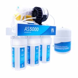 AS5000 7-Stufige Umkehrosmose Anlage + Permeatpumpe