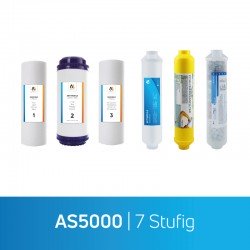 Ersatzfilter Set für die 7 stufige AS5000 mit Wasserveredelung