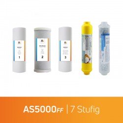 Ersatzfilter-Set für die 7 stufige AS5000FF mit Wasserveredelung