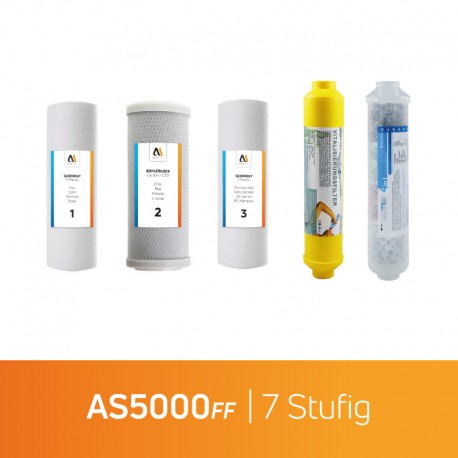 Ersatzfilter-Set mit Wasserveredelung für die 7 stufige AS5000FF
