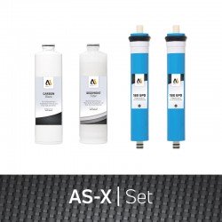 2 x replacement filters for the AS-X direct flow water filter