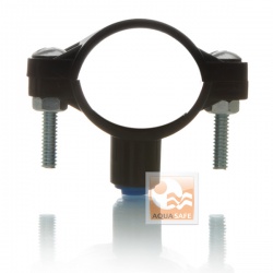 V1-QF drain clamp with quickfitting