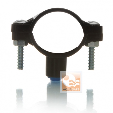 V1-QF drain clamp with quickfitting