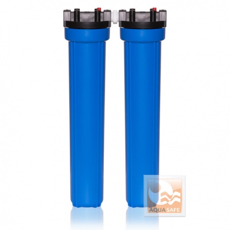 H13-2 Big Flow 2er Prefilter Housing Set (leer)