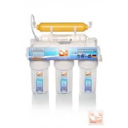 AS5000-DP 6-Stufige Umkehrosmose Anlage mit Druckerhöhungspumpe